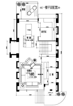 元騰設計鄉村風平面配置