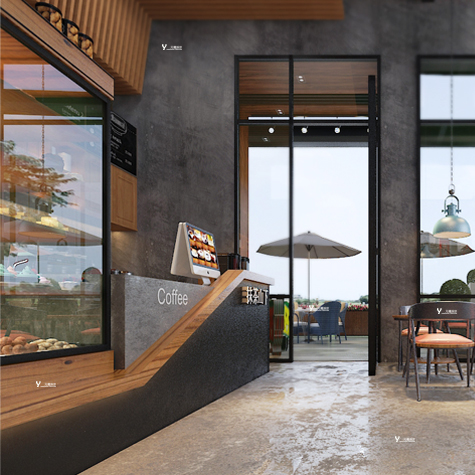 元騰空間設計室內裝修咖啡廳室內用餐區設計規劃